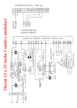 El. schéma THERM 12, 23 Turbo Combi do 08/1997