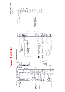 El. schéma THERM 12, 23 CLX do 03/1998