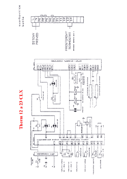 El. schéma THERM 12, 23 CLX do 08/1997