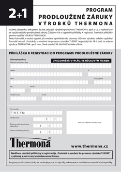 Program prodloužené záruky 2+1