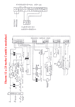 El. schéma THERM 12, 23 Turbo Combi do 03/1998