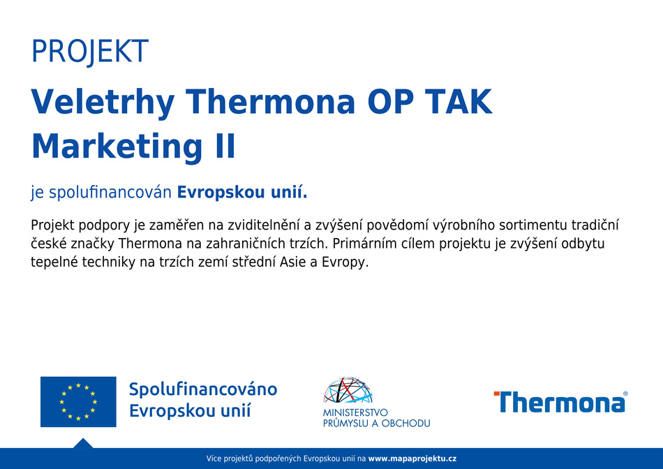 Projekt: Veletrhy Thermona OP TAK Marketing II